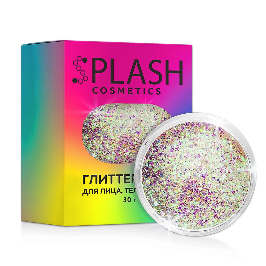 Изображение товара SPLASH Глиттер-гель для лица, тела и волос DIAMOND, RAINBOW