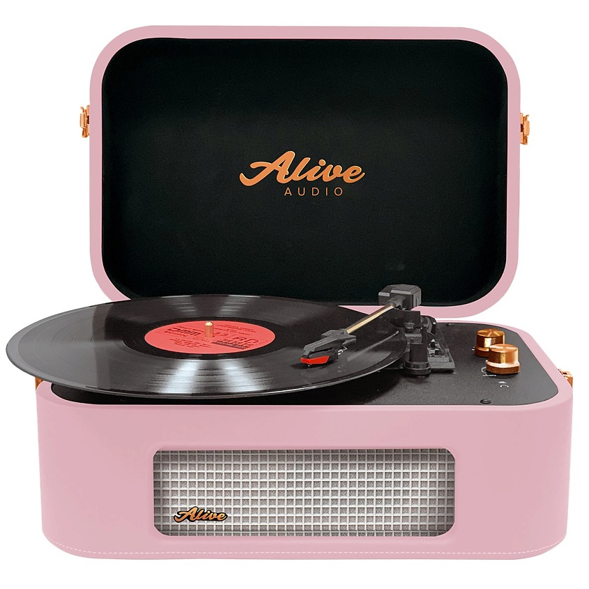 Изображение товара ALIVE AUDIO Виниловый проигрыватель STORIES Rose Wine c Bluetooth, 1 шт.