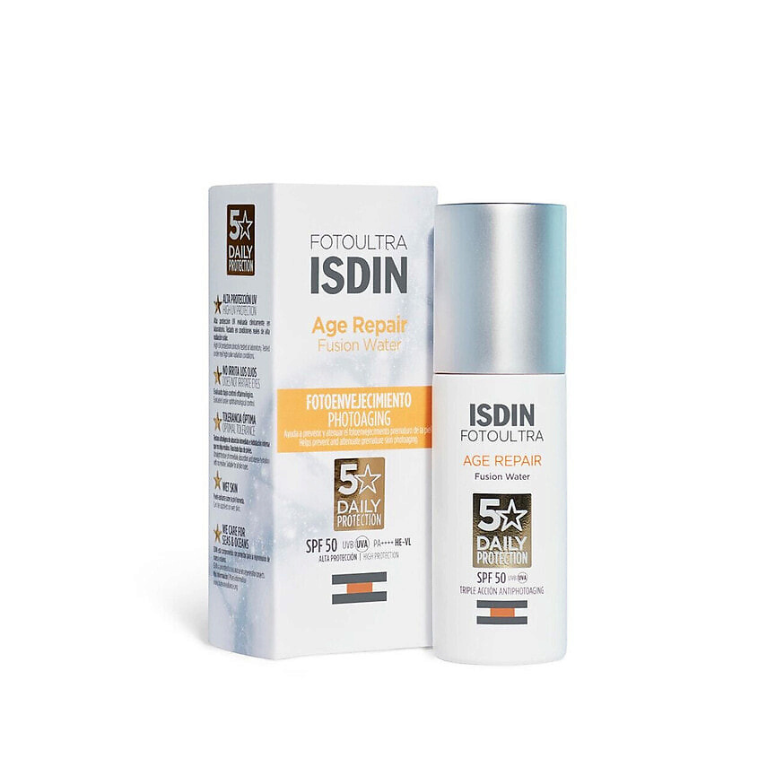 Изображение товара ISDIN Средство для защиты от солнца для лица Fusion Water Magic Glow Spf 50, 50 мл