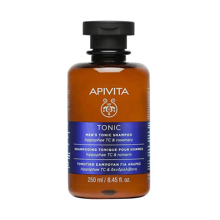 Изображение товара Тонизирующий шампунь APIVITA Men's Tonic с облепихой и розмарином 250 мл