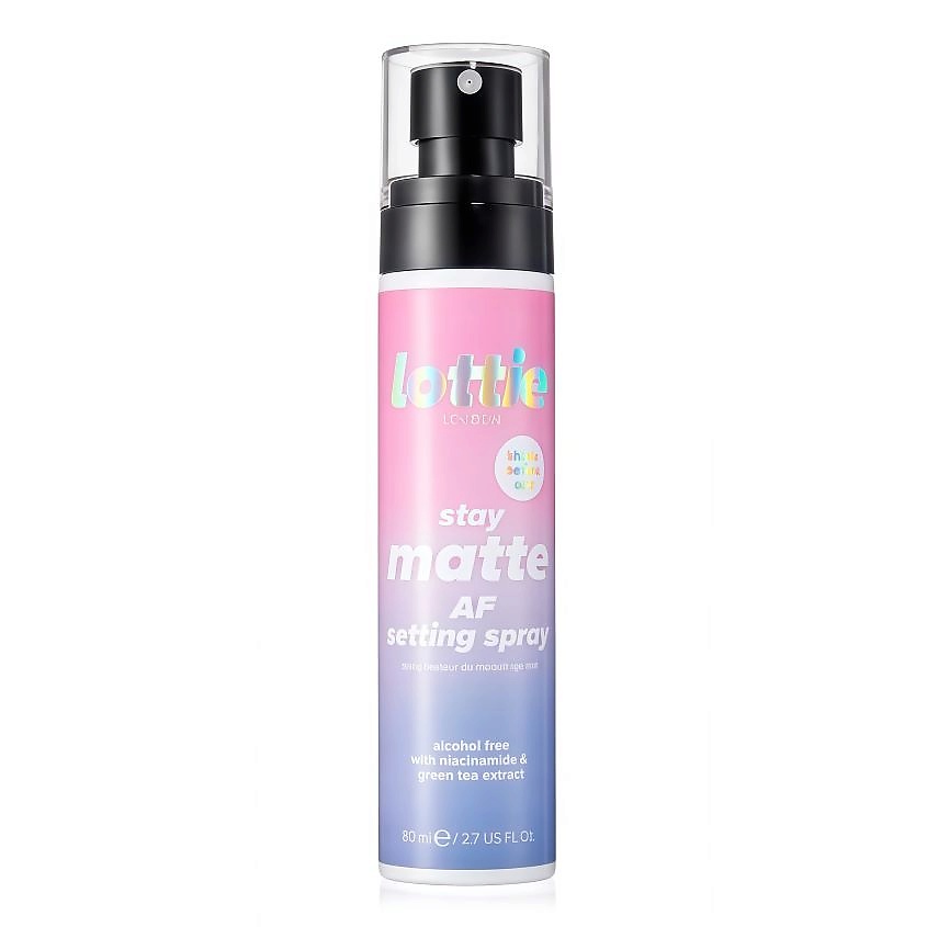 Изображение товара LOTTIE LONDON Спрей для закрепления макияжа, матирующий Stay Matte AF, 80 мл