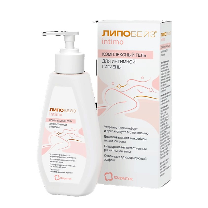 Изображение товара LIPOBASE LIPOBASE Intimo комплексный гель для интимной гигиены, 200 мл