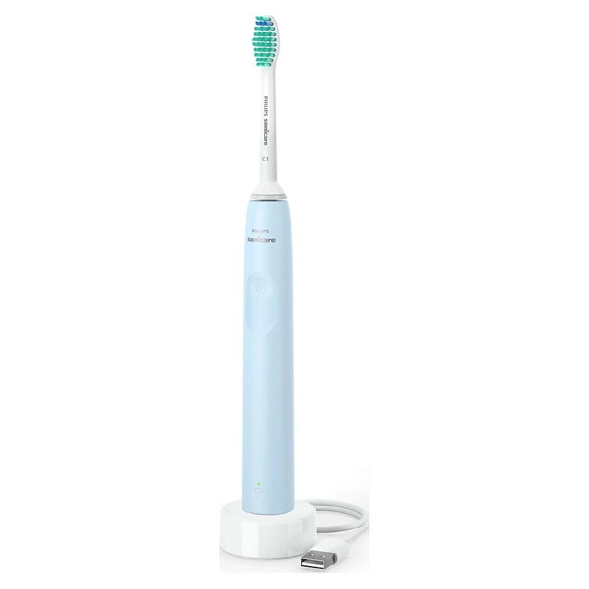 Изображение товара Электрическая зубная щетка Philips Sonicare HX3651/12 2100 голубая для ежедневной чистки