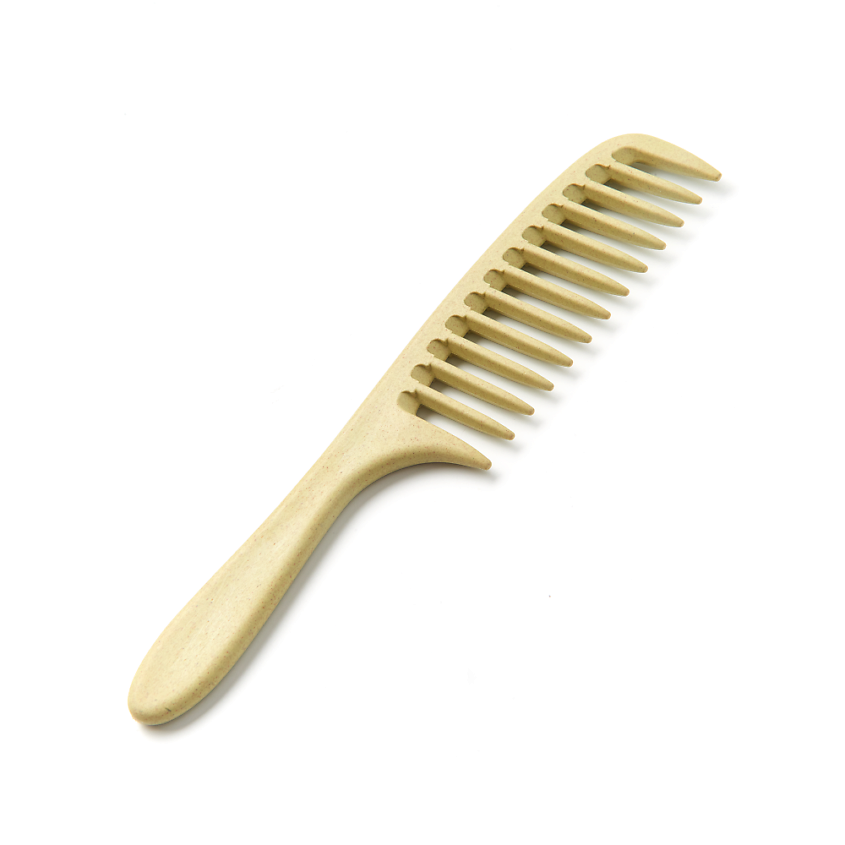 Изображение товара GRESSIO Расческа гребень с широкими зубьями ЭКО, зеленый