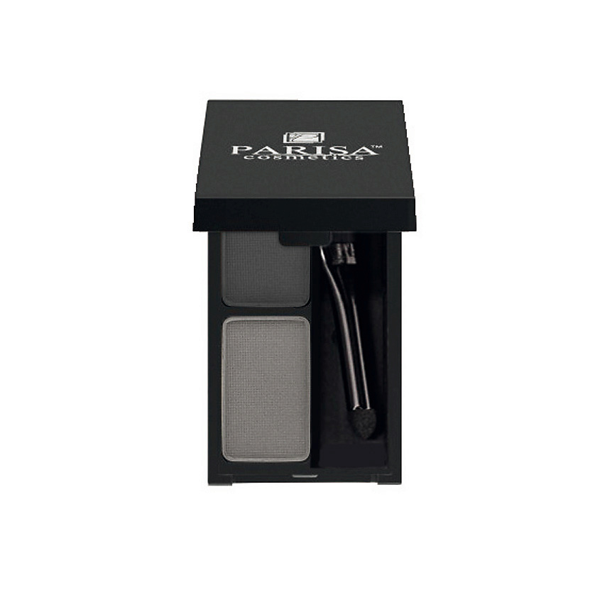 Изображение товара PARISA COSMETICS Brows тени для бровей, BK-01 №1 серый-графит 4 г