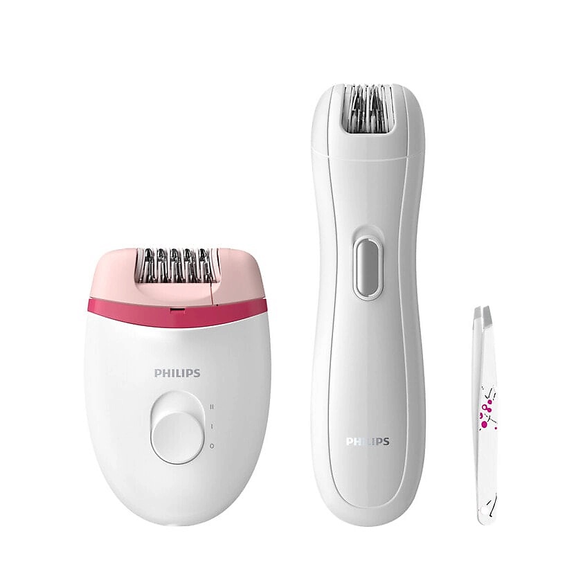 Изображение товара PHILIPS Эпилятор Satinelle Essential BRP506/00 женский роторный с 20 пинцетами