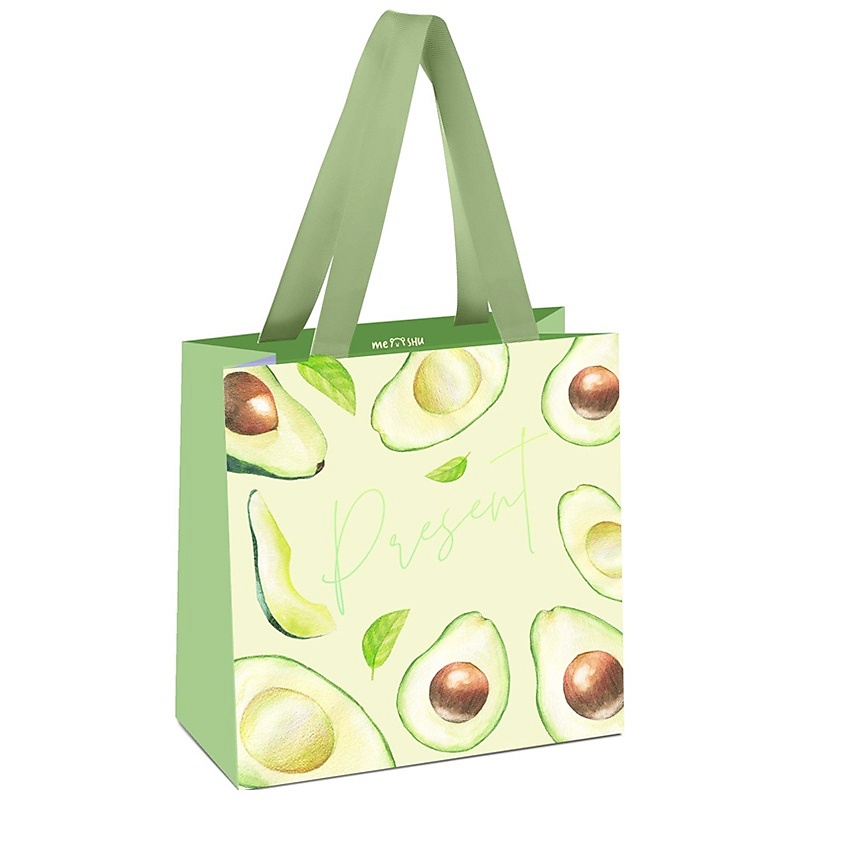 Изображение товара MESHU Пакет подарочный "Avocado", отделка фольгой, матовая ламинация, 1 шт.