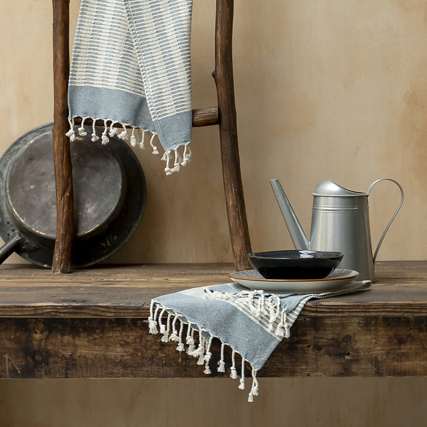 Изображение товара PASIONARIA Комплект полотенец "Карс" 2х45х90 см, Синий; 2 шт