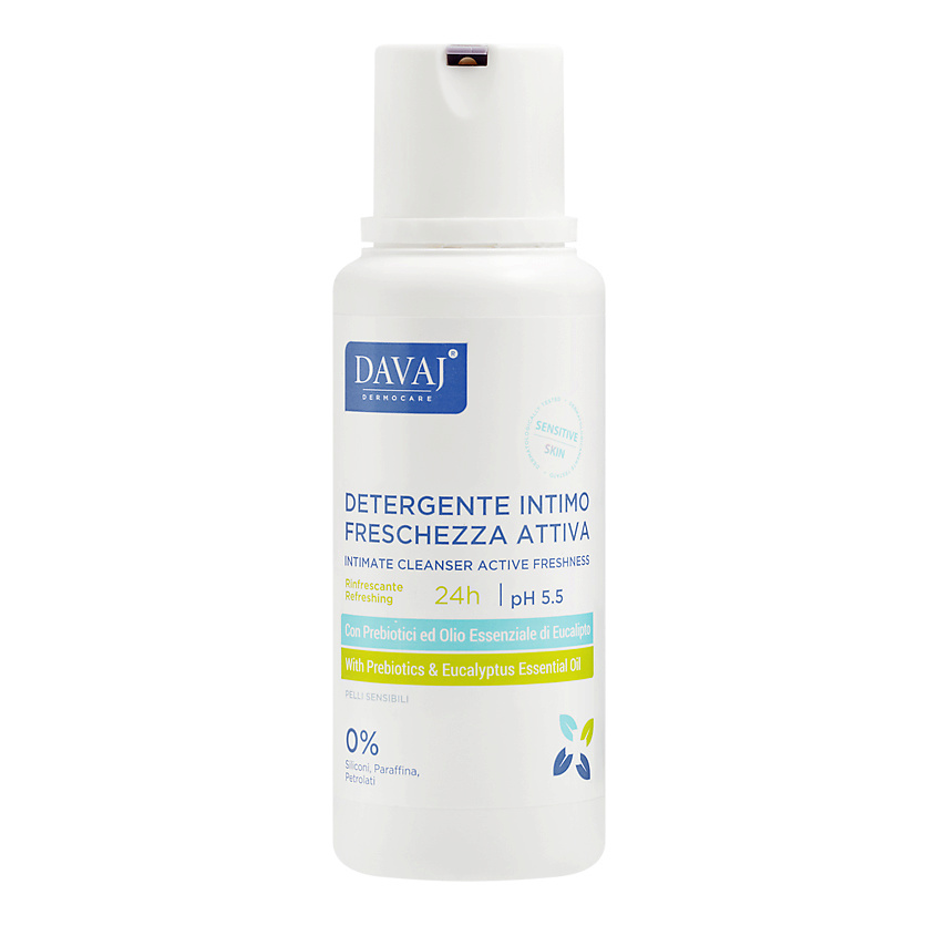 Изображение товара Средство для интимной гигиены DAVAJ 250 мл натуральный гель для чувствительной кожи