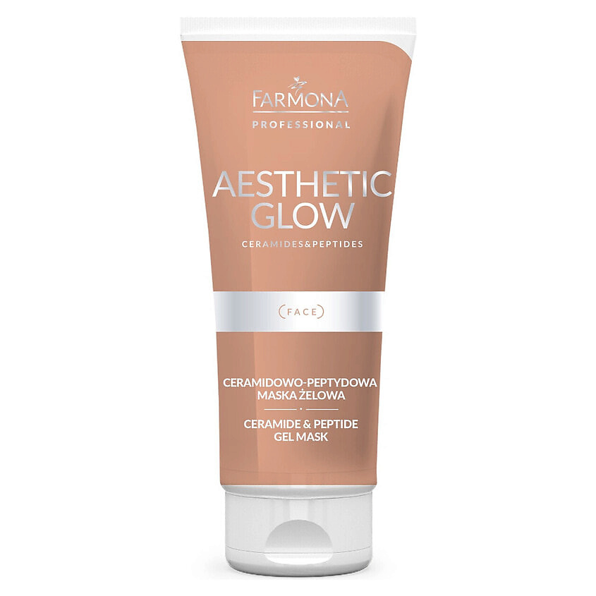 Изображение товара FARMONA Керамидо-пептидная гелевая маска для лица Aesthetic Glow, 200 мл