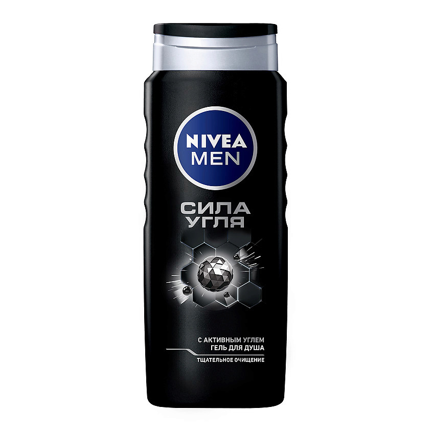 Изображение товара NIVEA MEN Гель для душа "Сила угля", 500 мл
