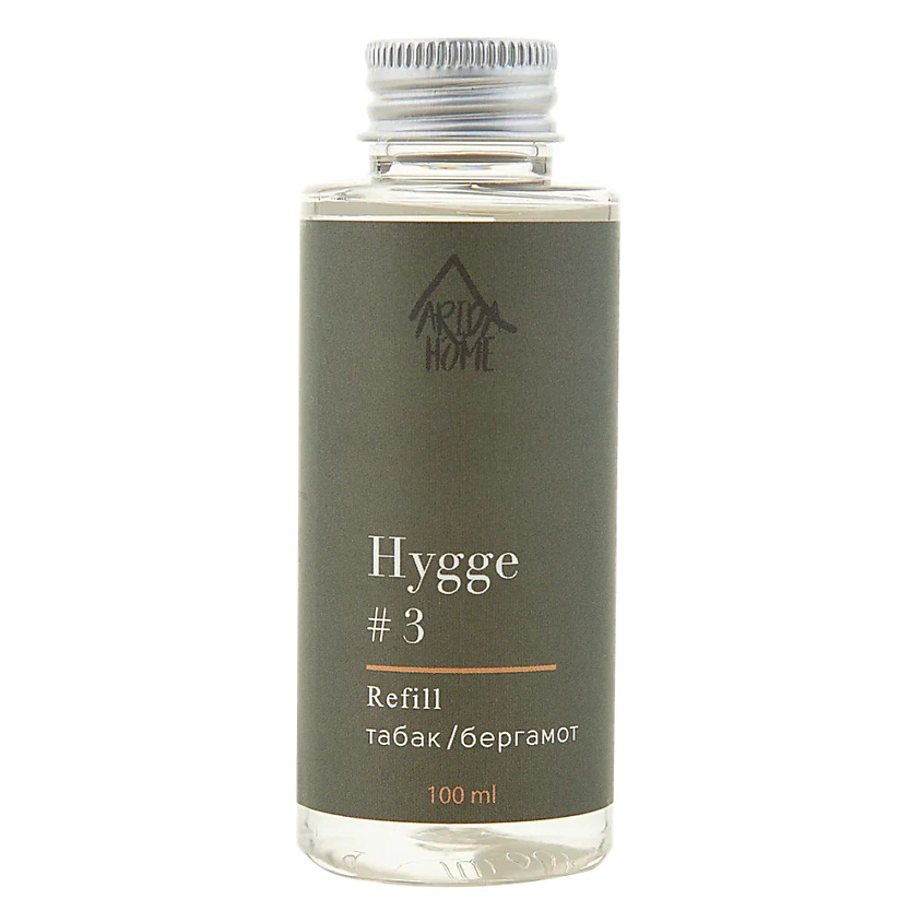 Изображение товара ARIDA HOME Ароматизатор для аромадиффузора Hygge Табак/Бергамот 100 мл