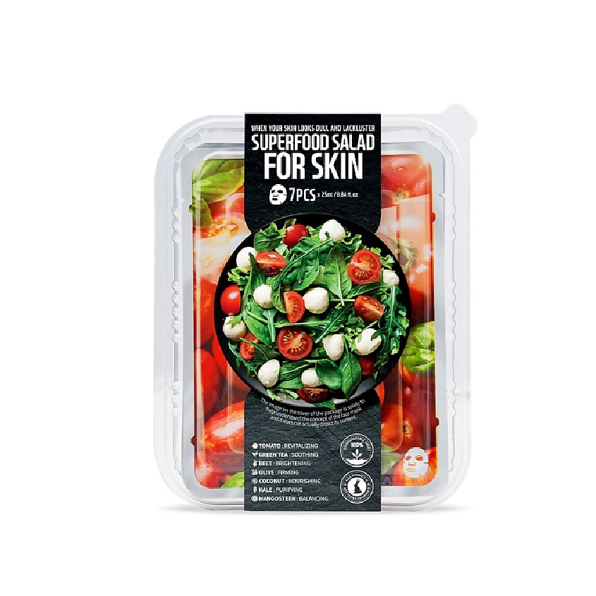 Изображение товара FARMSKIN Набор тканевых масок для лица Superfood For Skin Facial Sheet Masks, 7х25 мл