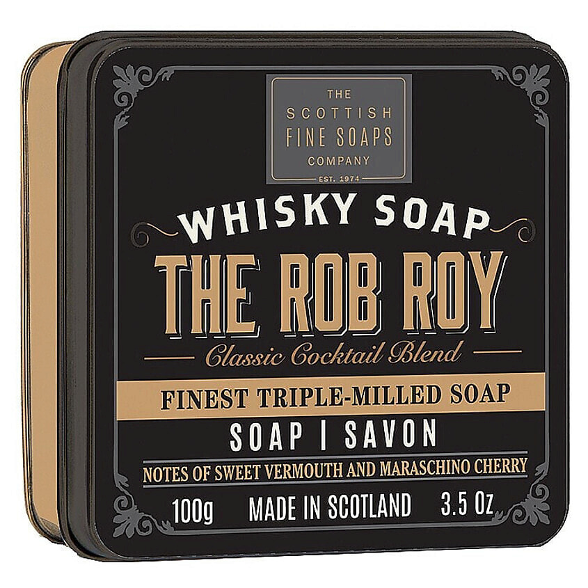 Изображение товара SCOTTISH FINE SOAPS Мыло в декоративной мыльнице The Rob Roy In A Tin, 100 г