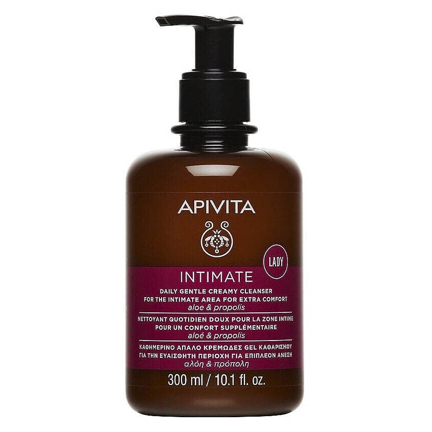 Изображение товара APIVITA Пенка для интимной гигиены с алоэ и прополисом, 300 мл