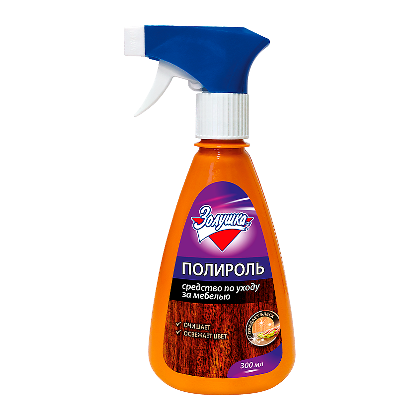 Изображение товара ЗОЛУШКА Средство для чистки и ухода за мебелью Полироль, 300 мл