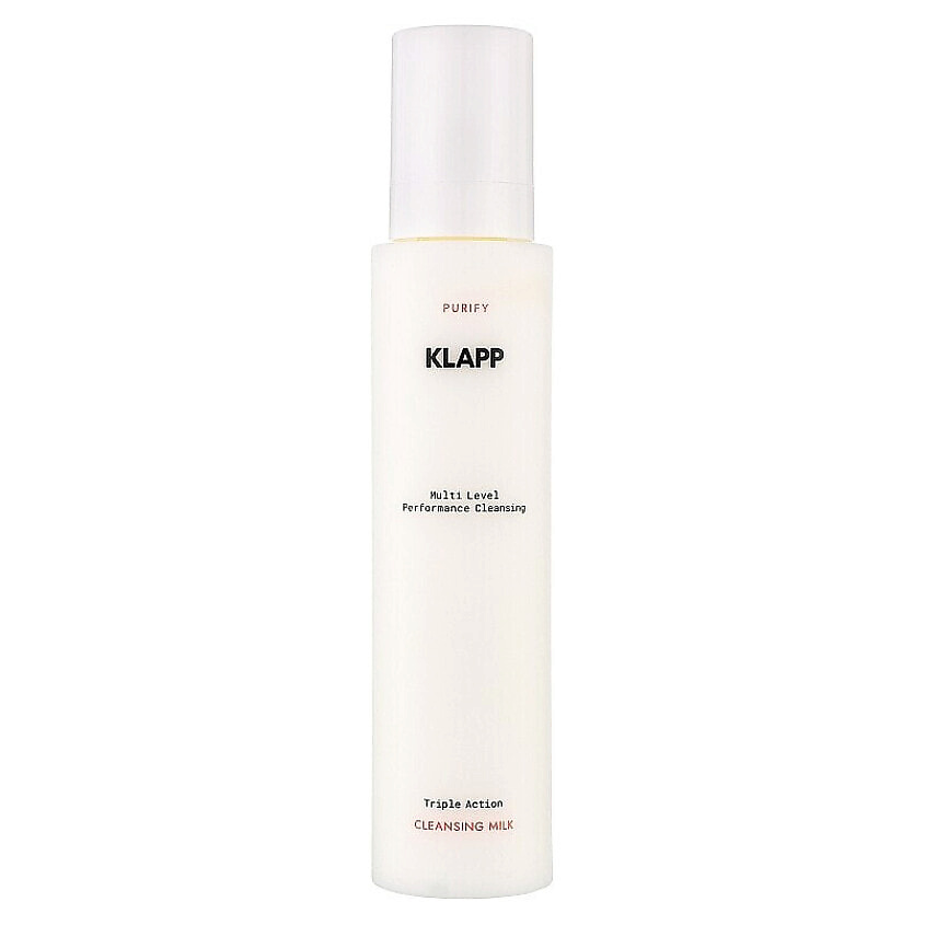 Изображение товара KLAPP COSMETICS Очищающее молочко Triple Action Multi Level Performance, 200 мл