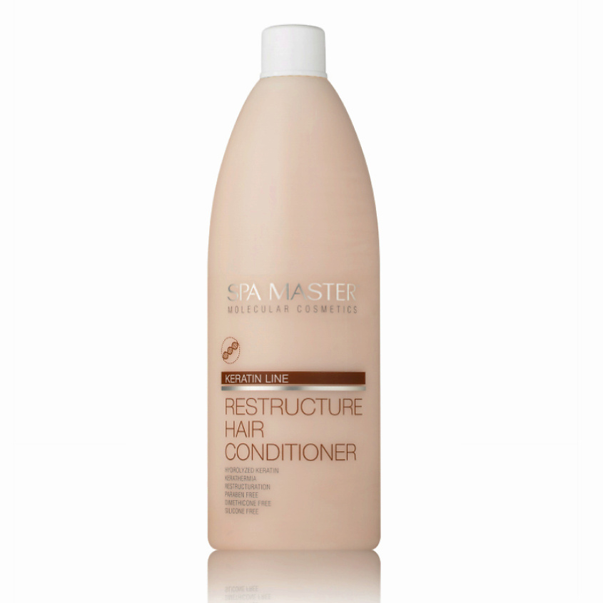 Изображение товара SPA MASTER Реструктурирующий бессульфатный бальзам для волос с кератином, 970 мл
