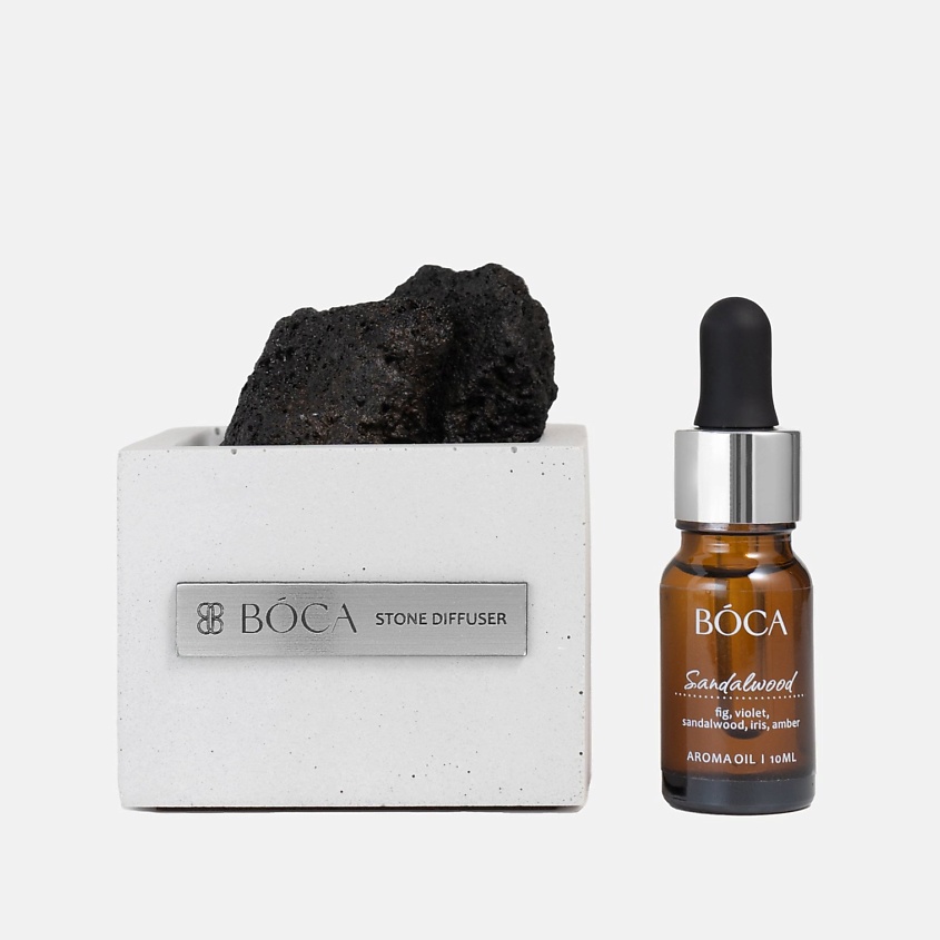Изображение товара BOCA AROMA Диффузор с вулканическими камнями Sandalwood 500 г стильный натуральный аромат