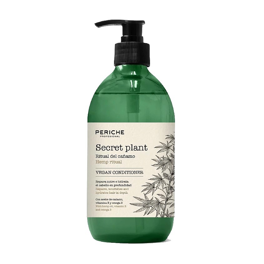 Изображение товара PERICHE PROFESIONAL Питательный кондиционер для волос c маслом конопли HEMP RITUAL, 500 мл
