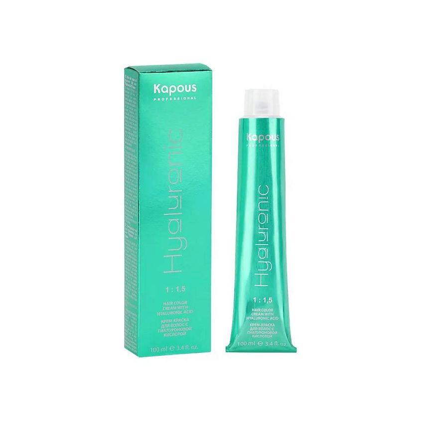 Изображение товара Крем-краска для волос Kapous Hyaluronic Acid очень светлый блондин 9.12 пепельный перламутровый