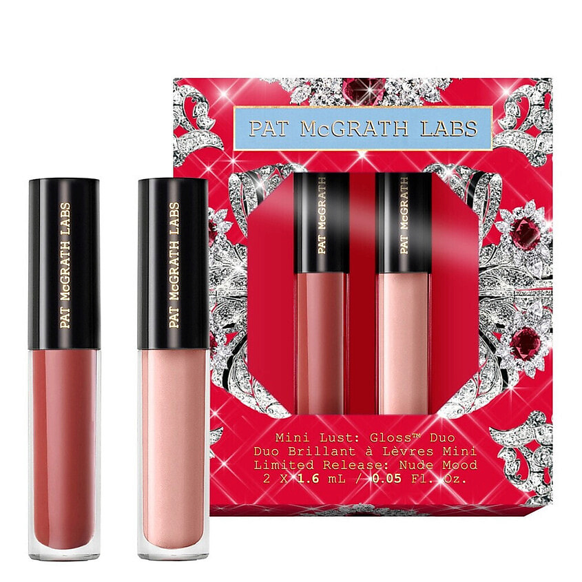 Изображение товара PAT MCGRATH LABS Набор блесков для губ Mini LUST Gloss Duo Limited Release Nude Mood, 2 x 1.6 мл