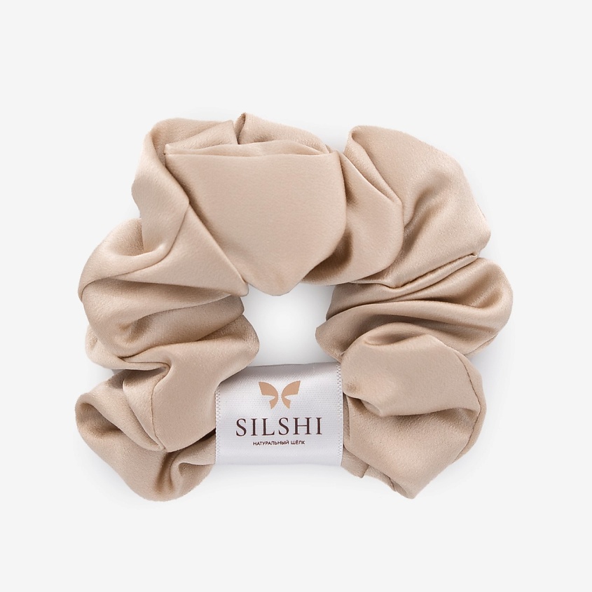 Изображение товара Резинка для волос SILSHI 4 см натуральный шелк Grade 6A 1 шт