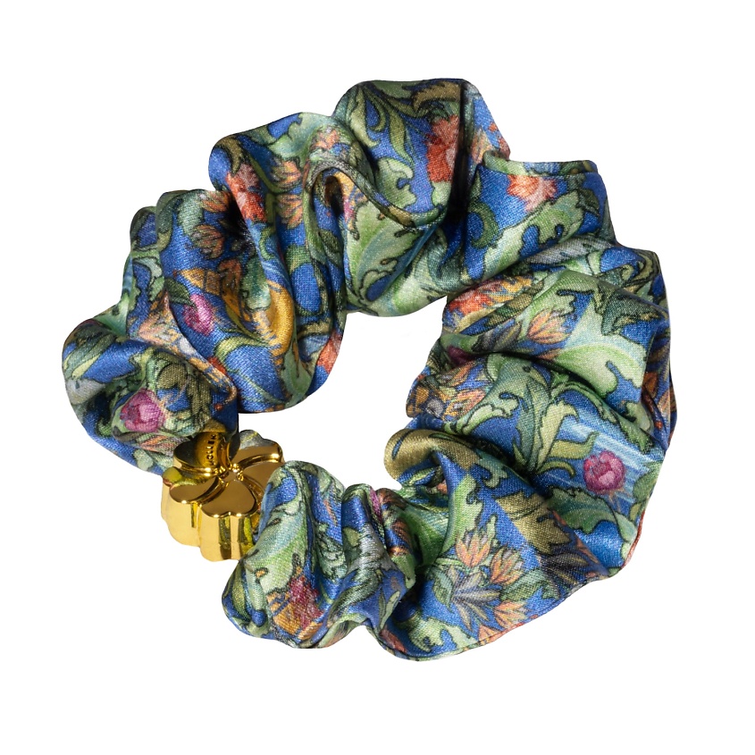 Изображение товара Шелковая резинка для волос Рассвет из натурального шёлка Стильный аксессуар