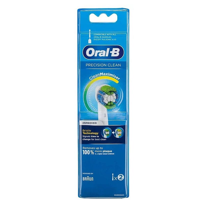 Изображение товара Насадки для электрической зубной щетки ORAL-B Precision Clean CleanMaximiser 2 шт.