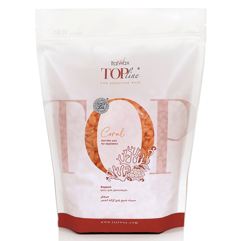 Изображение товара ITALWAX Воск горячий (пленочный) Top Line Coral, 750 г