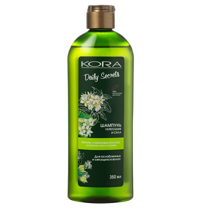 Изображение товара KORA Daily Secrets Шампунь Укрепление и Сила, 350 мл