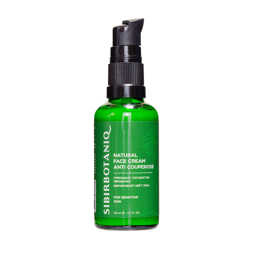 Изображение товара Крем для лица чувствительная кожа от купероза и покраснений SIBIRBOTANIQ 50 мл
