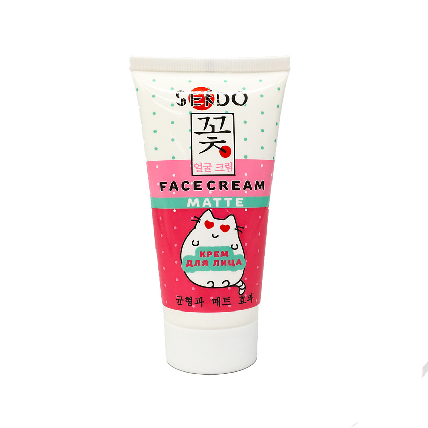 Изображение товара SENDO Крем для лица балансирующий с матирующим эффектом "Sendo" (Цинк, Ниацинамид), 50 мл