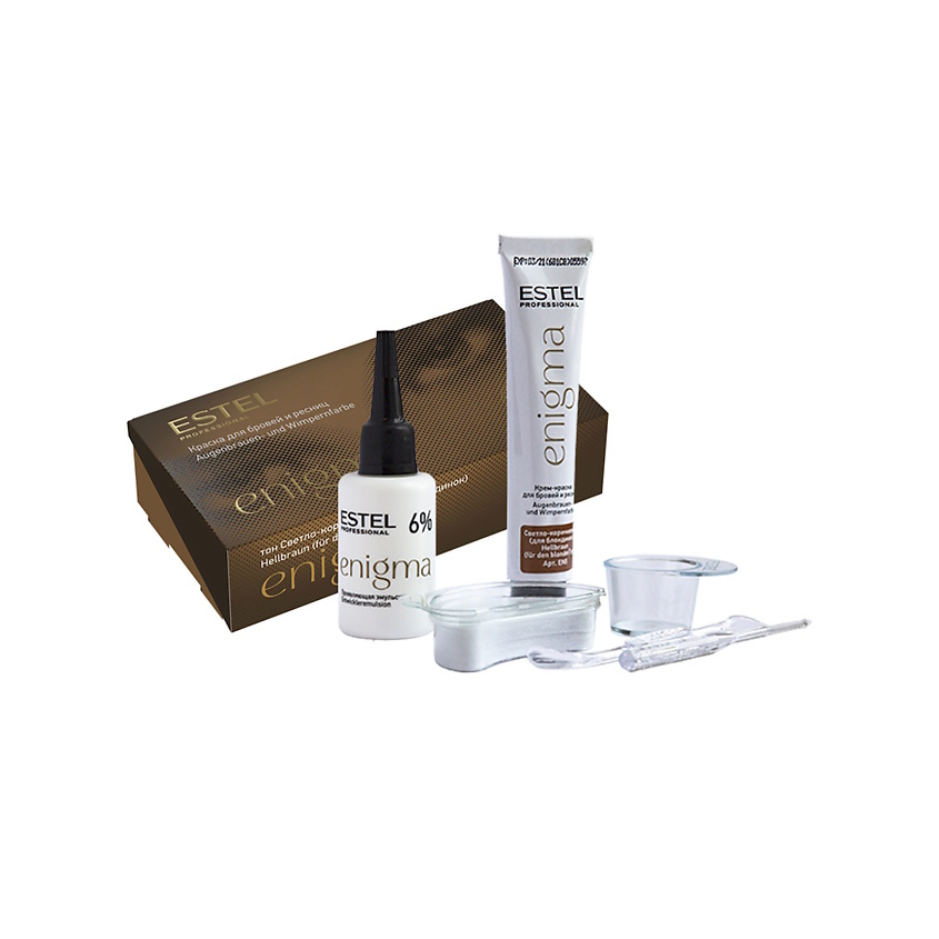 Изображение товара ESTEL PROFESSIONAL Комплект для окрашивания бровей и ресниц ENIGMA, 40 мл