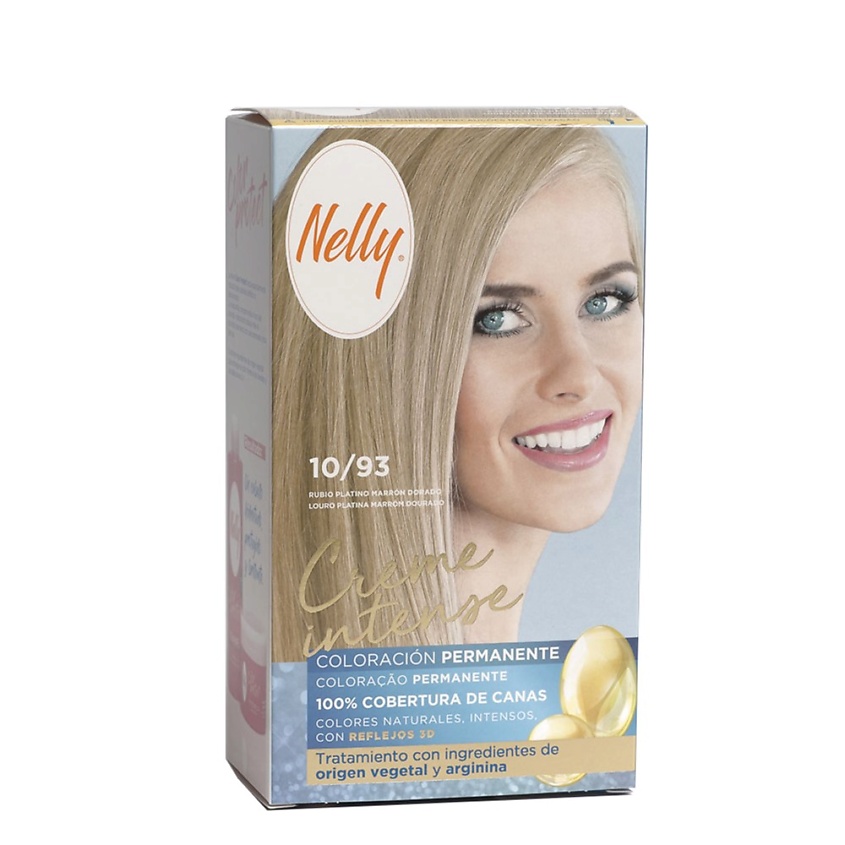 Изображение товара NELLY Краска для волос Crème Intense, 10/93; Золотистый блонд