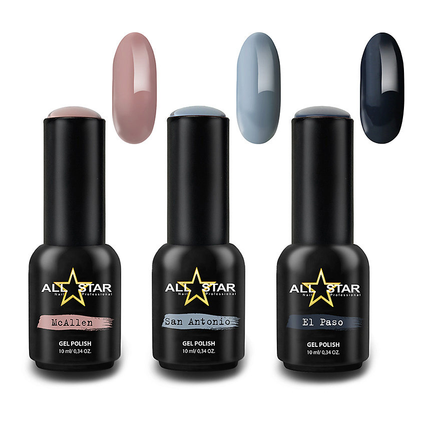 Изображение товара ALL STAR PROFESSIONAL Набор Гель-лаков для маникюра PINK PANTHER, Комбинированный