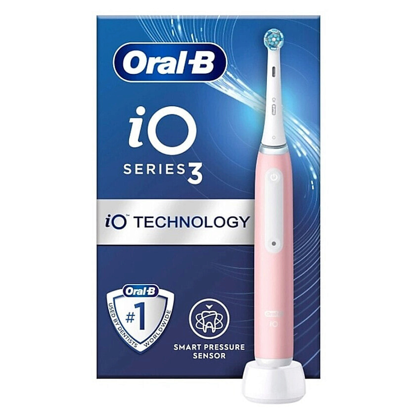 Изображение товара ORAL-B Электрическая зубная щетка iO Series 3 Ice Blue, Розовый
