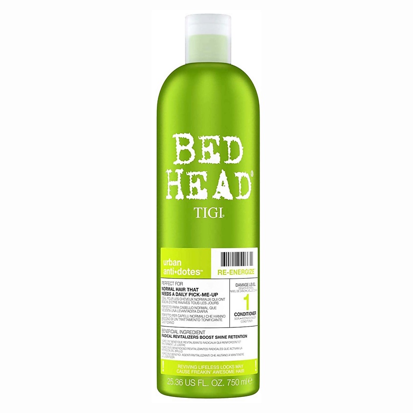 Изображение товара Кондиционер для нормальных волос TIGI Bed Head Urban Anti+dotes Re-Energize 750 мл
