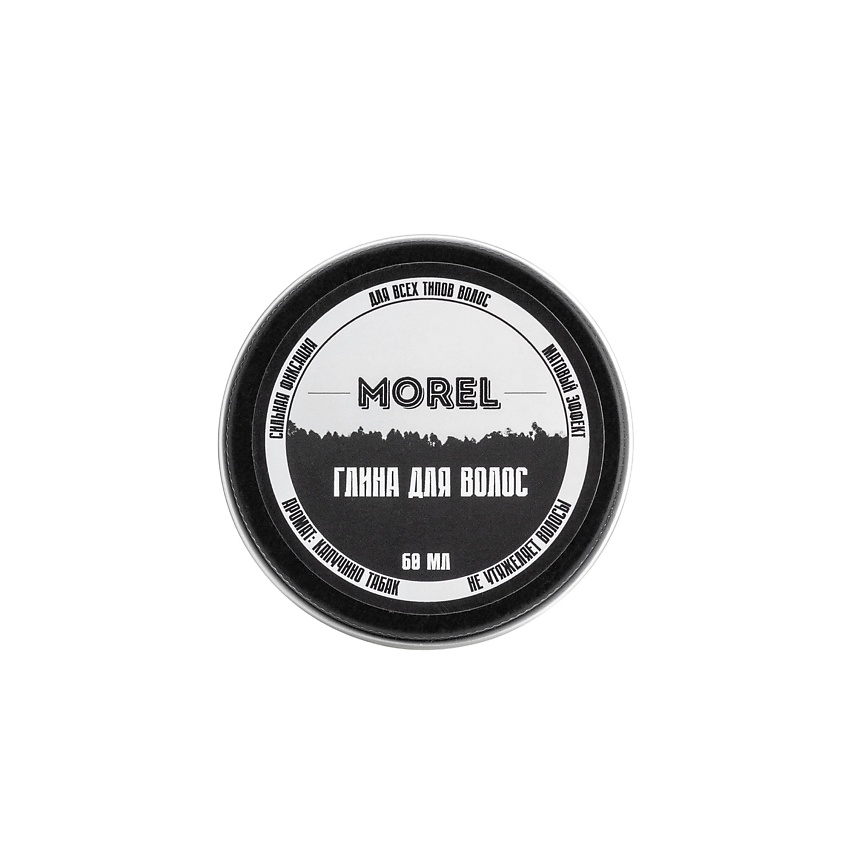 Изображение товара MOREL Текстурирующая глина для волос, сильная фиксация, матовый эффект, 60 мл