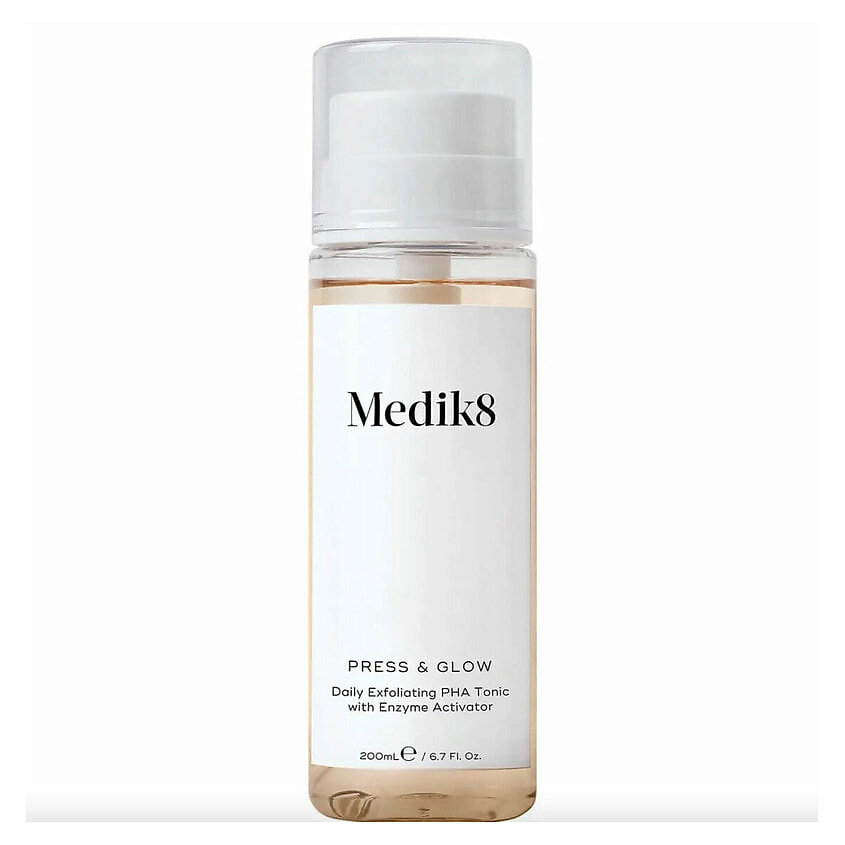 Изображение товара МЕДИК8 Тоник для лица Press & Glow Daily Exfoliating PHA Tonic с ферментным активатором, 200 мл
