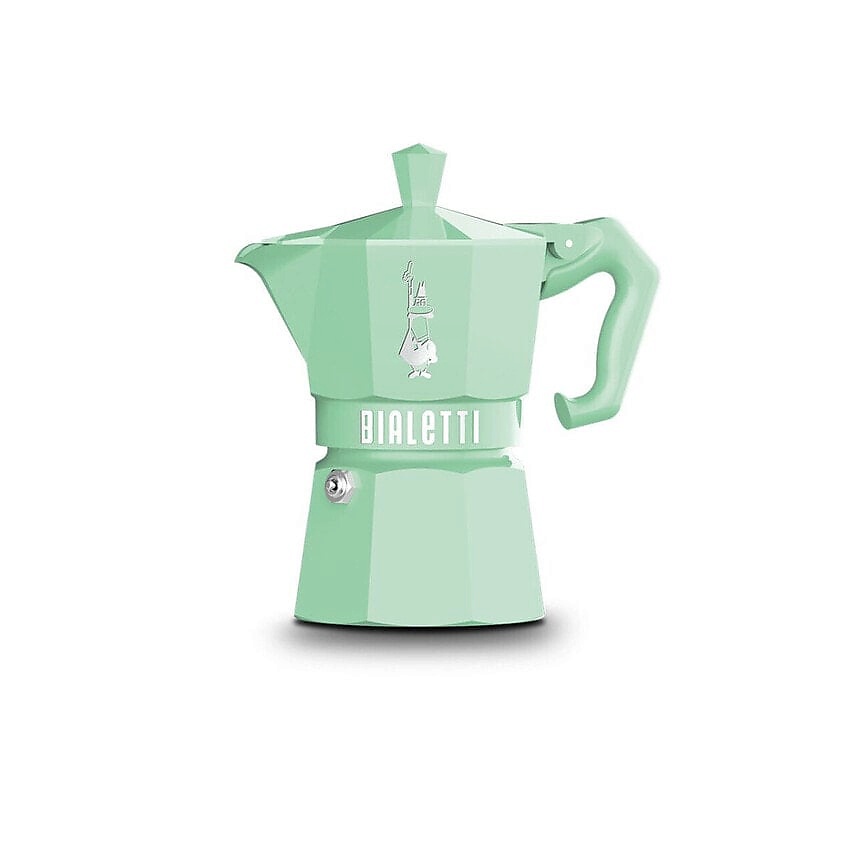 Изображение товара BIALETTI Кофеварка MOKA EXCLUSIVE GREEN 3T, Зеленый