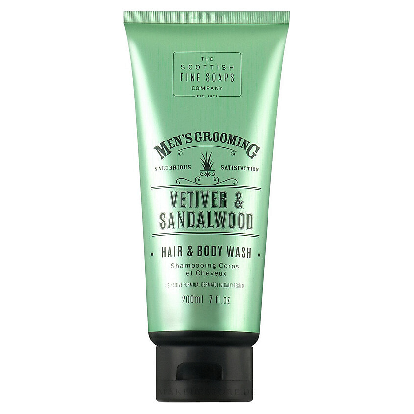 Изображение товара SCOTTISH FINE SOAPS Шампунь-гель для душа Vetiver & Sandalwood, 200 мл Изображение товара SCOTTISH FINE SOAPS Шампунь-гель для душа Vetiver & Sandalwood, 200 мл