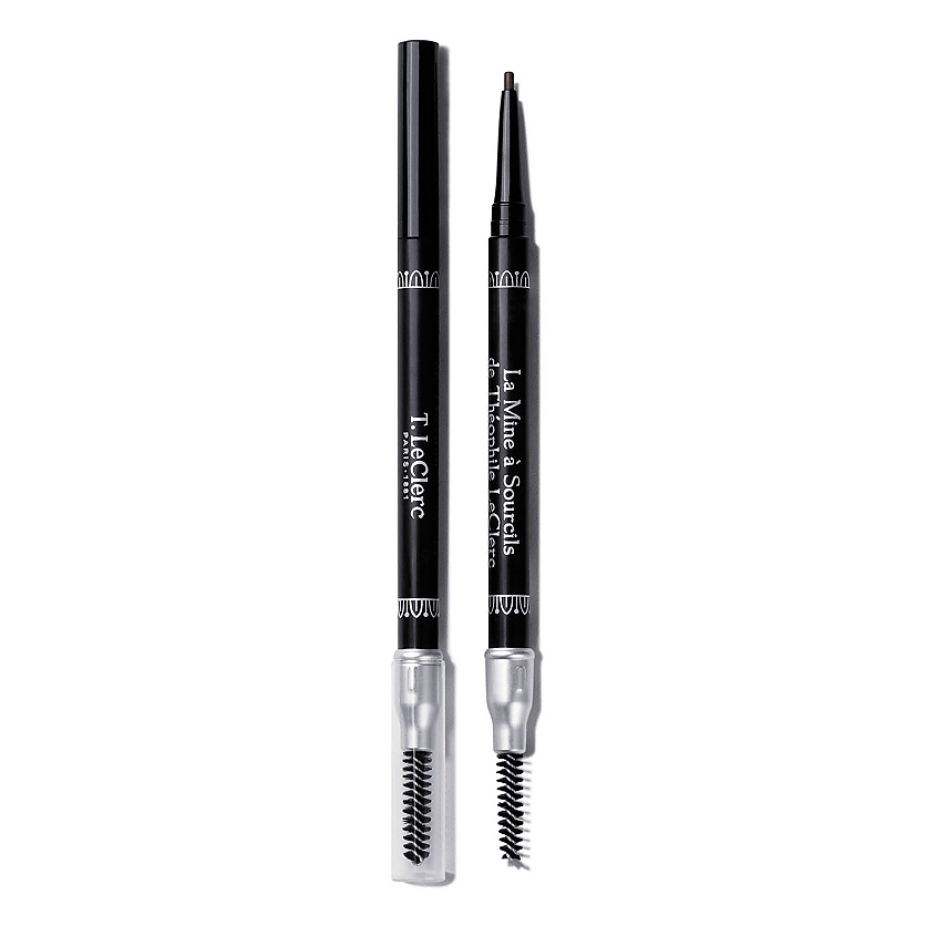 Изображение товара Карандаш для бровей автоматический T.LECLERC Theophile Eyebrow Brush & Pen 03 Brun 0,14 г