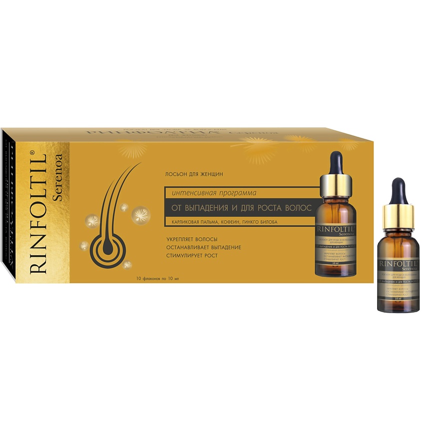 Изображение товара РИНФОЛТИЛ СЕРЕНОА Лосьон для ухода за волосами для женщин, 100 мл