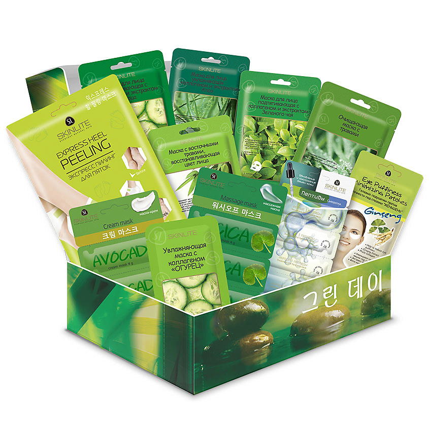 Изображение товара SKINLITE Бьюти бокс Beauty box GREEN DAY №2, 1 шт