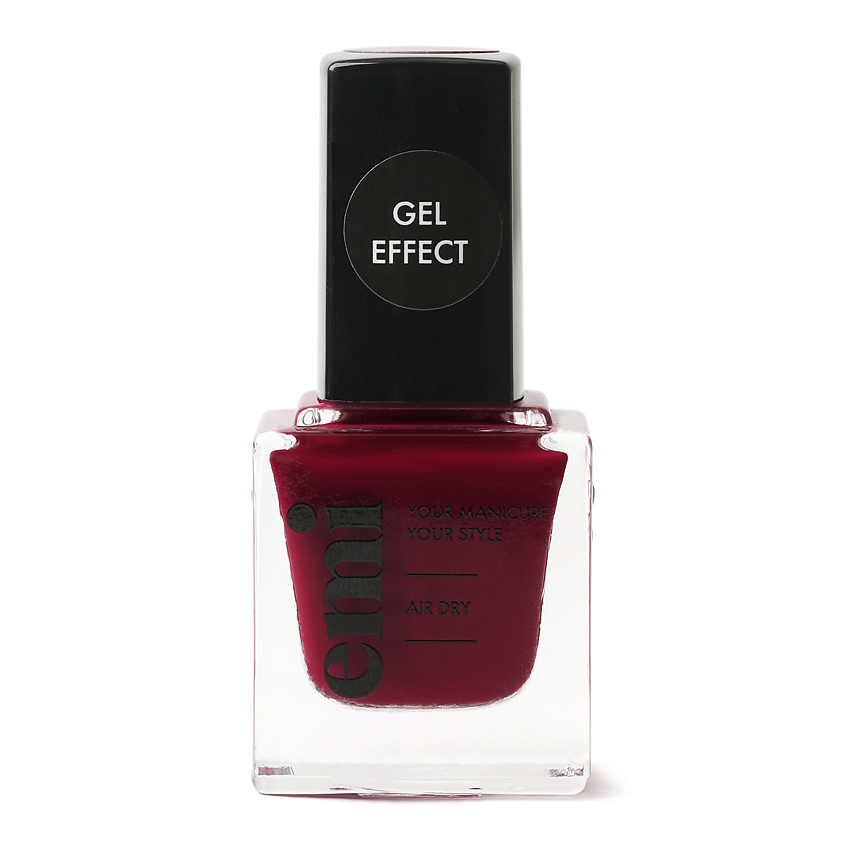 Изображение товара EMI Ультрастойкий лак с гель-эффектом Божоле №028, цвет: Бордовый