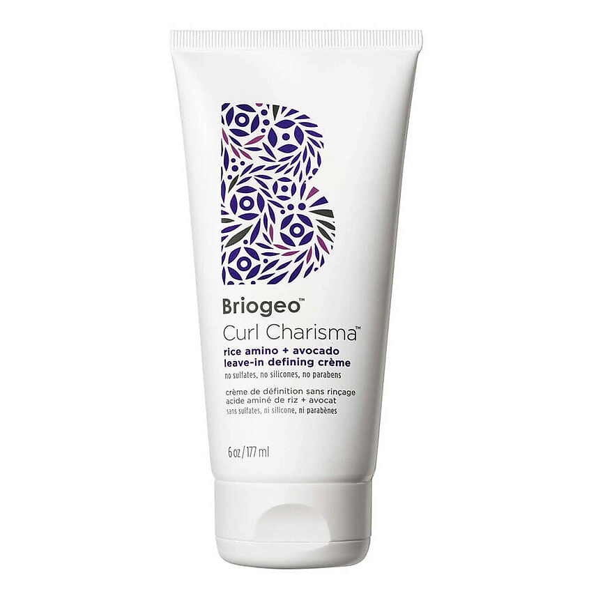 Изображение товара BRIOGEO Крем для локонов Curl Charisma Rice Amino and Avocado Leave–In Defining Crème, 177 мл