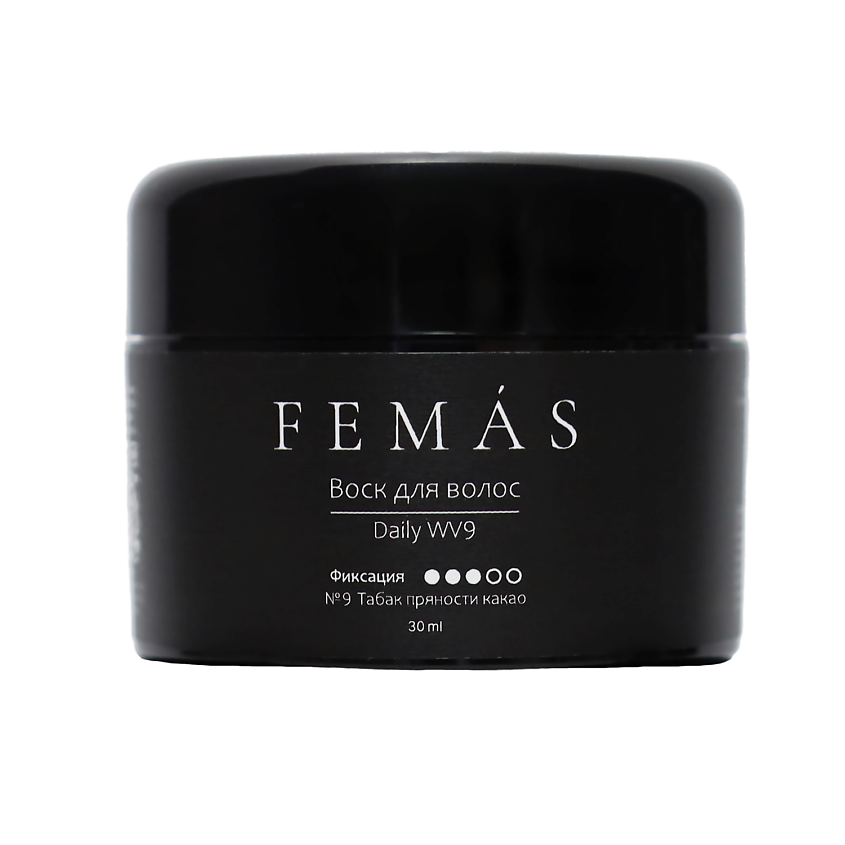 Изображение товара FEMAS Воск для волос Daily - средняя фиксация для мужских укладок