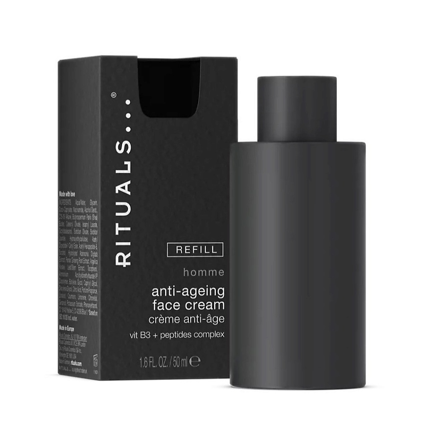 Изображение товара RITUALS... Антивозрастной крем для лица для мужчин Homme Anti-Ageing Face Cream. Рефилл, 50 мл