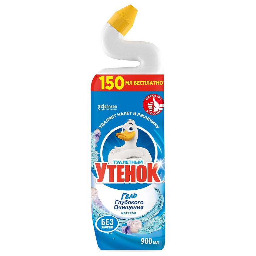 Изображение товара Туалетный утенок морской жидкое чистящее средство для унитаза 900 мл